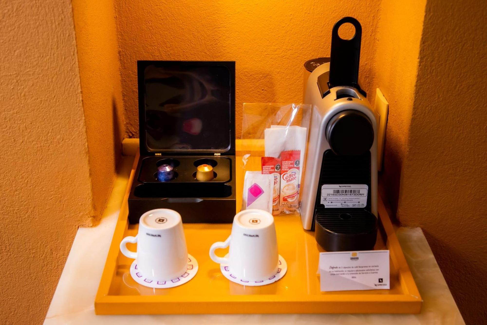 Hotel Camino Real Monterrey San Pedro Garza Garcia Zewnętrze zdjęcie A Nespresso coffee machine in a hotel room
